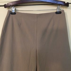 Coldwater Creek side zip trousers tan